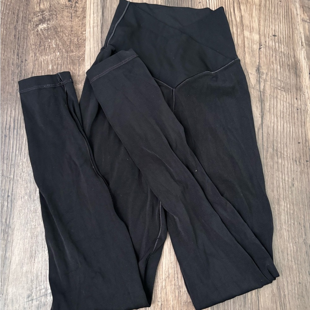AERIE Black High-Waisted Leggings